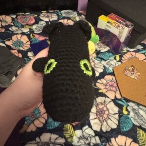 Crochet toothless meme home made
